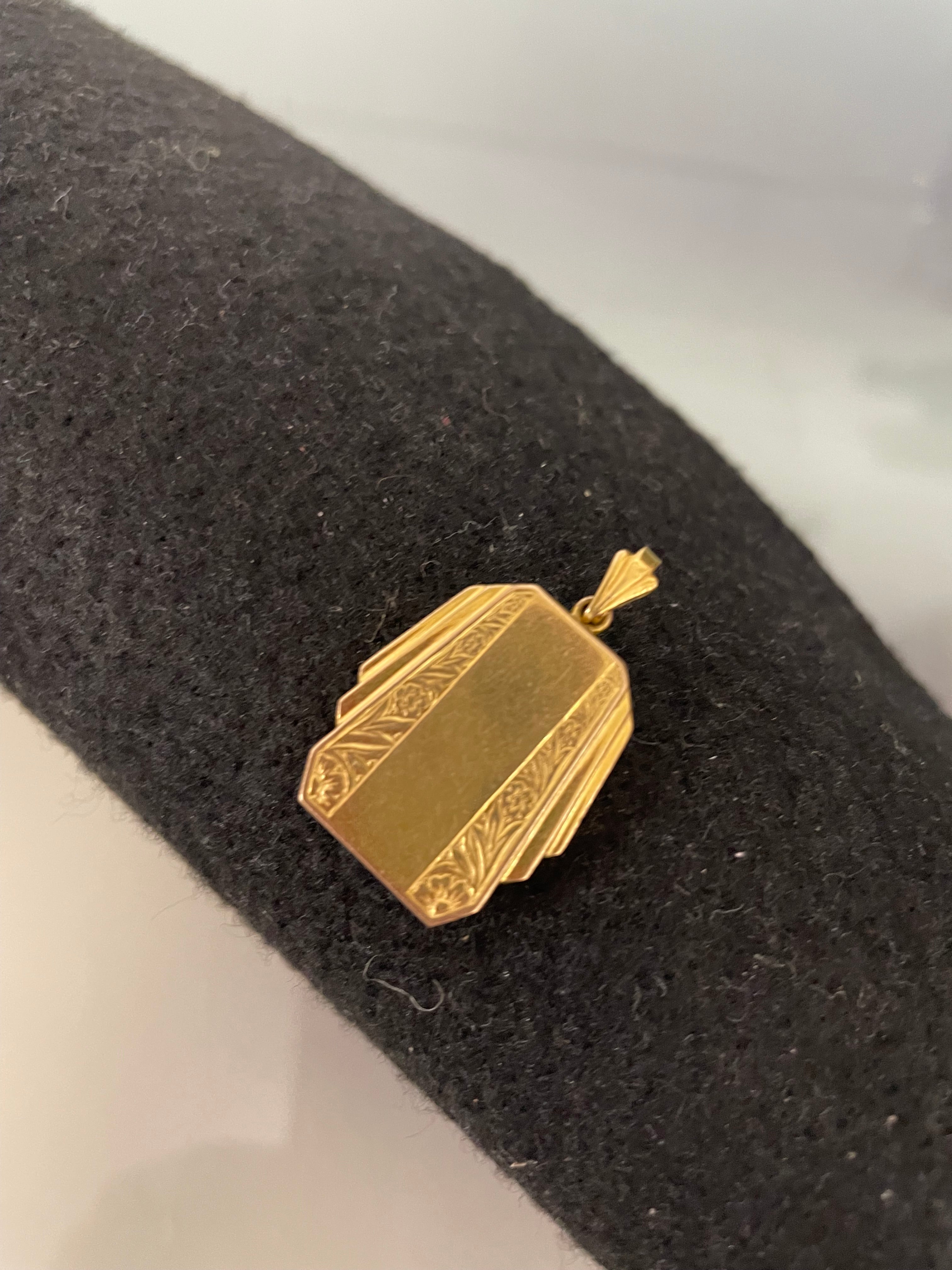 9ct Gold Filled "Handley" Vintage Locket | Antique & Vintage | Moonee Ponds Antiques | Australia Wide Delivery