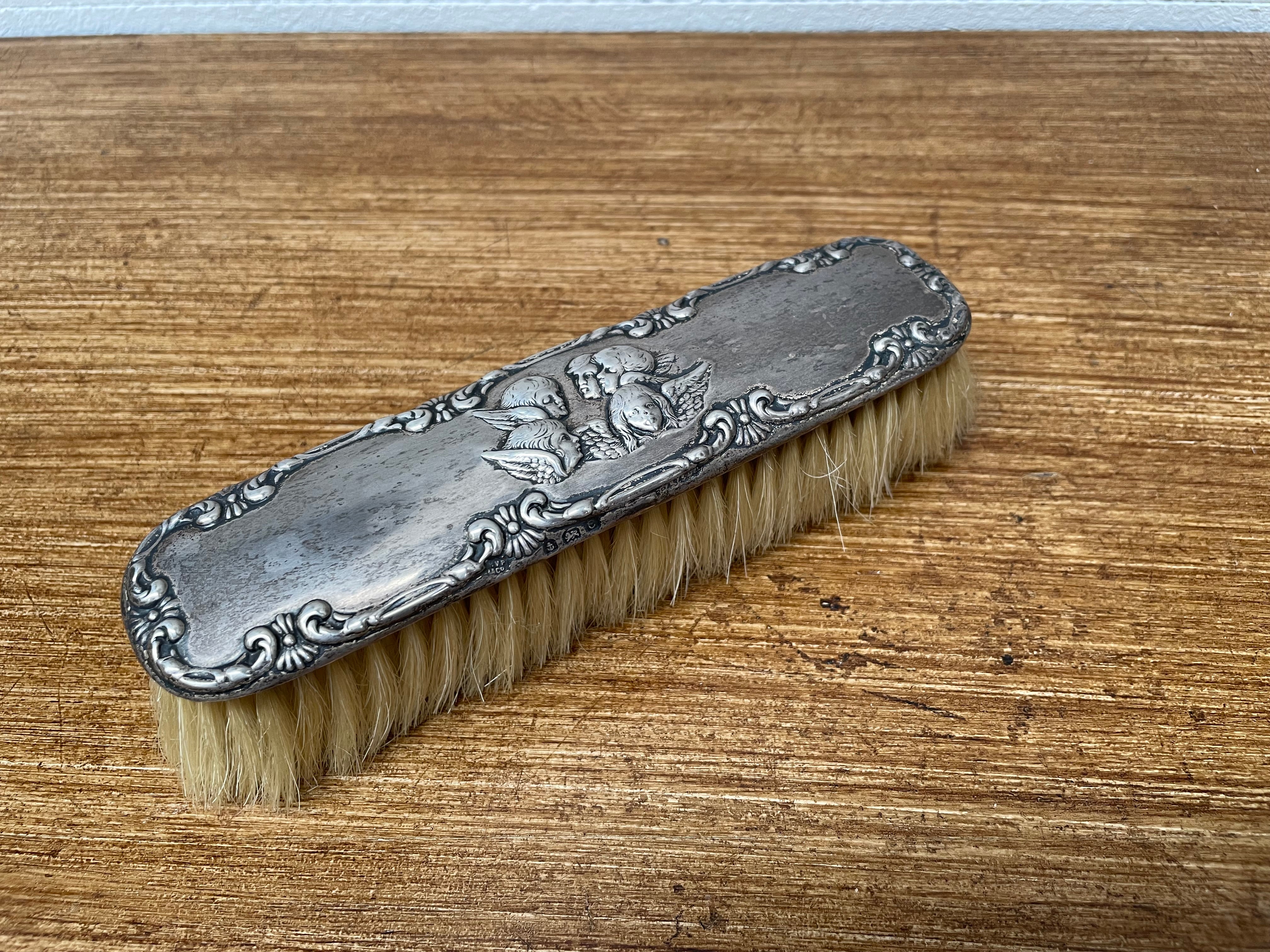 Edwardian Silver Hallmarked Brush | Antique & Vintage | Moonee Ponds Antiques | Australia Wide Delivery