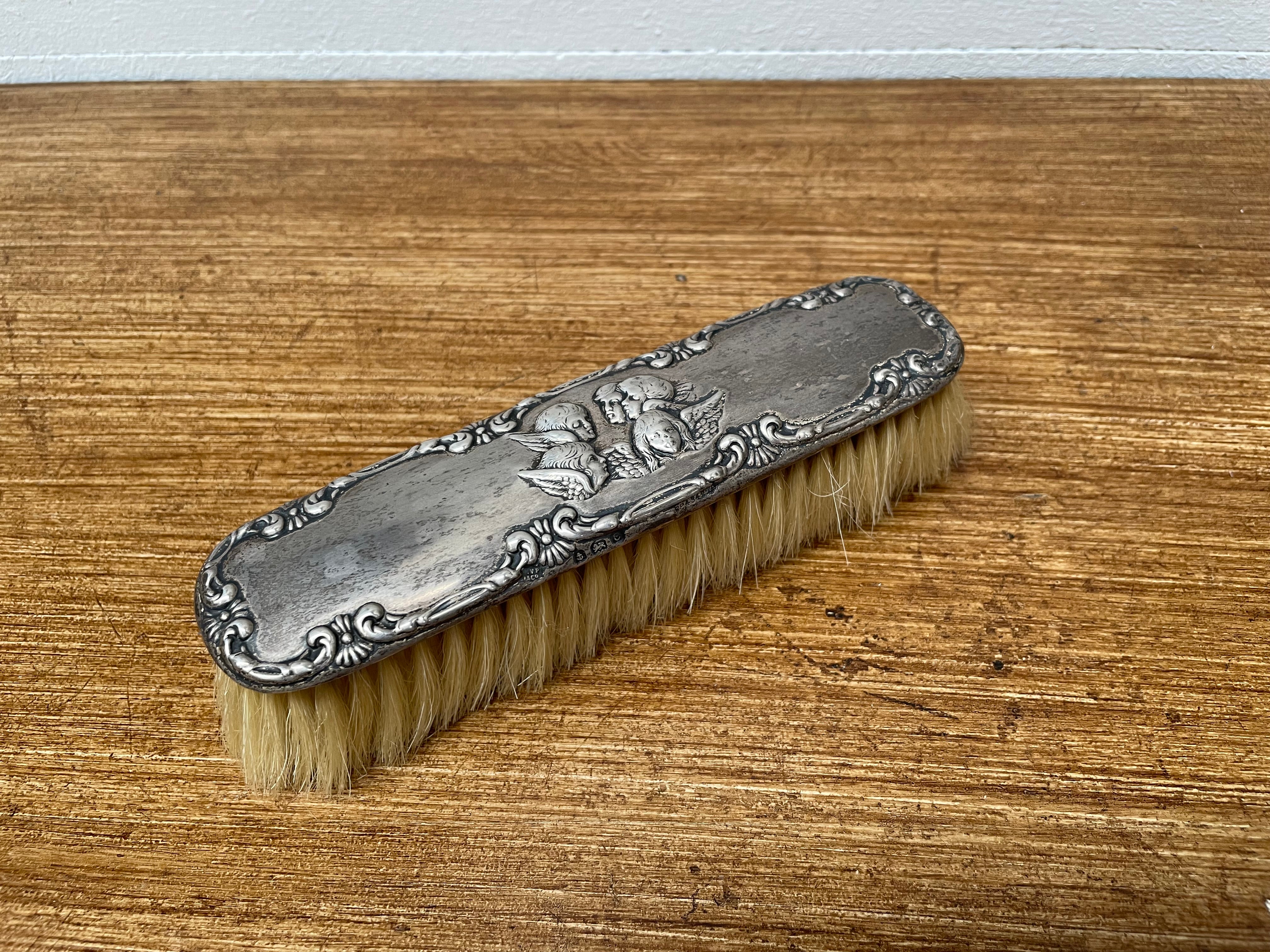 Edwardian Silver Hallmarked Brush | Antique & Vintage | Moonee Ponds Antiques | Australia Wide Delivery