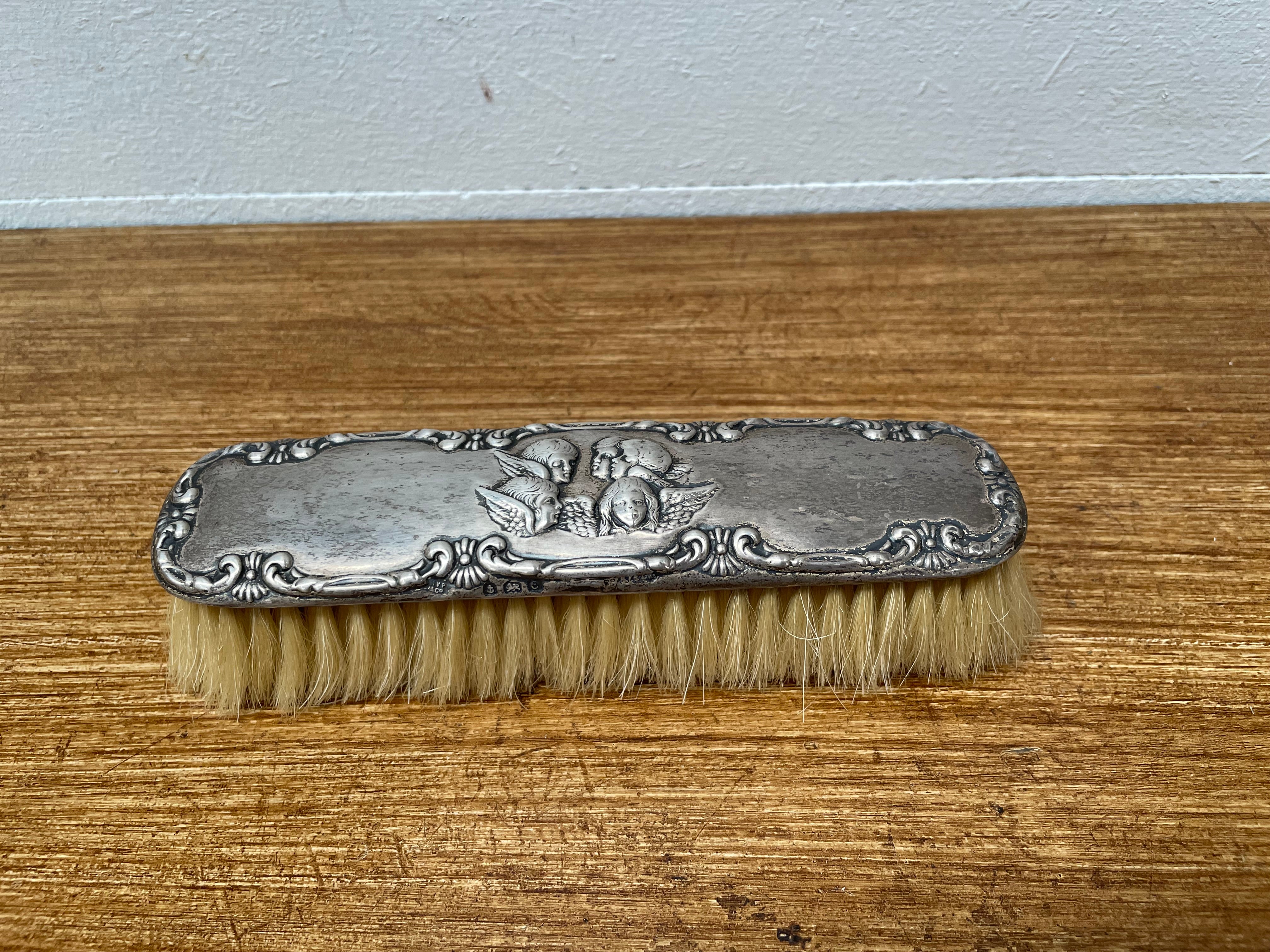 Edwardian Silver Hallmarked Brush | Antique & Vintage | Moonee Ponds Antiques | Australia Wide Delivery