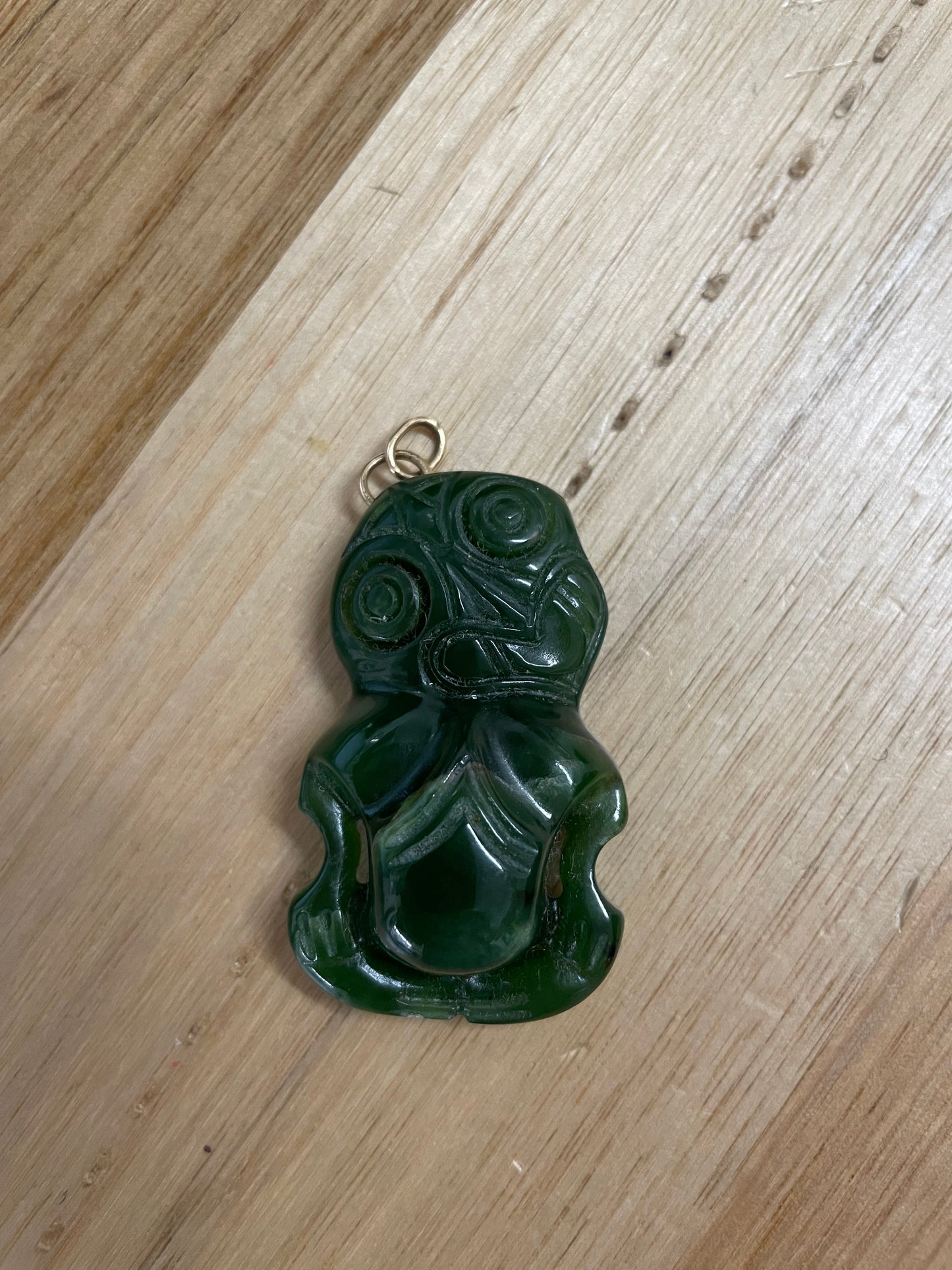 Old Hei Tiki Maori New Zealand Pendant