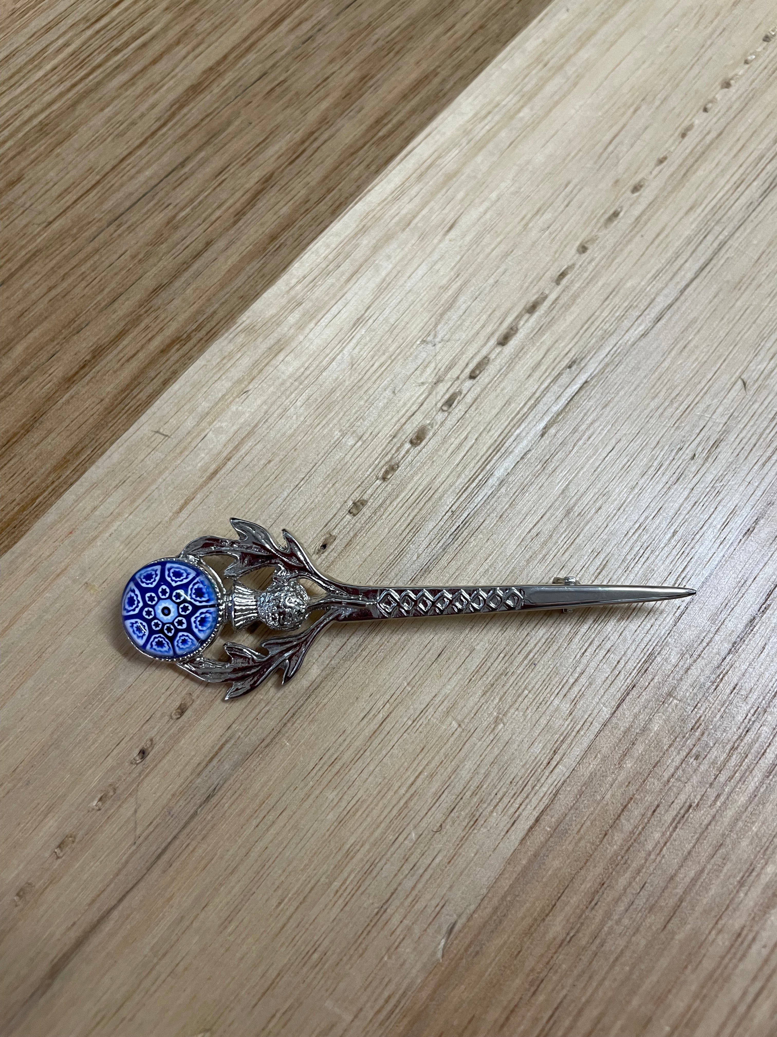 Vintage Scottish Pewter Kilt Pin Brooch | Antique & Vintage | Moonee Ponds Antiques | Australia Wide Delivery