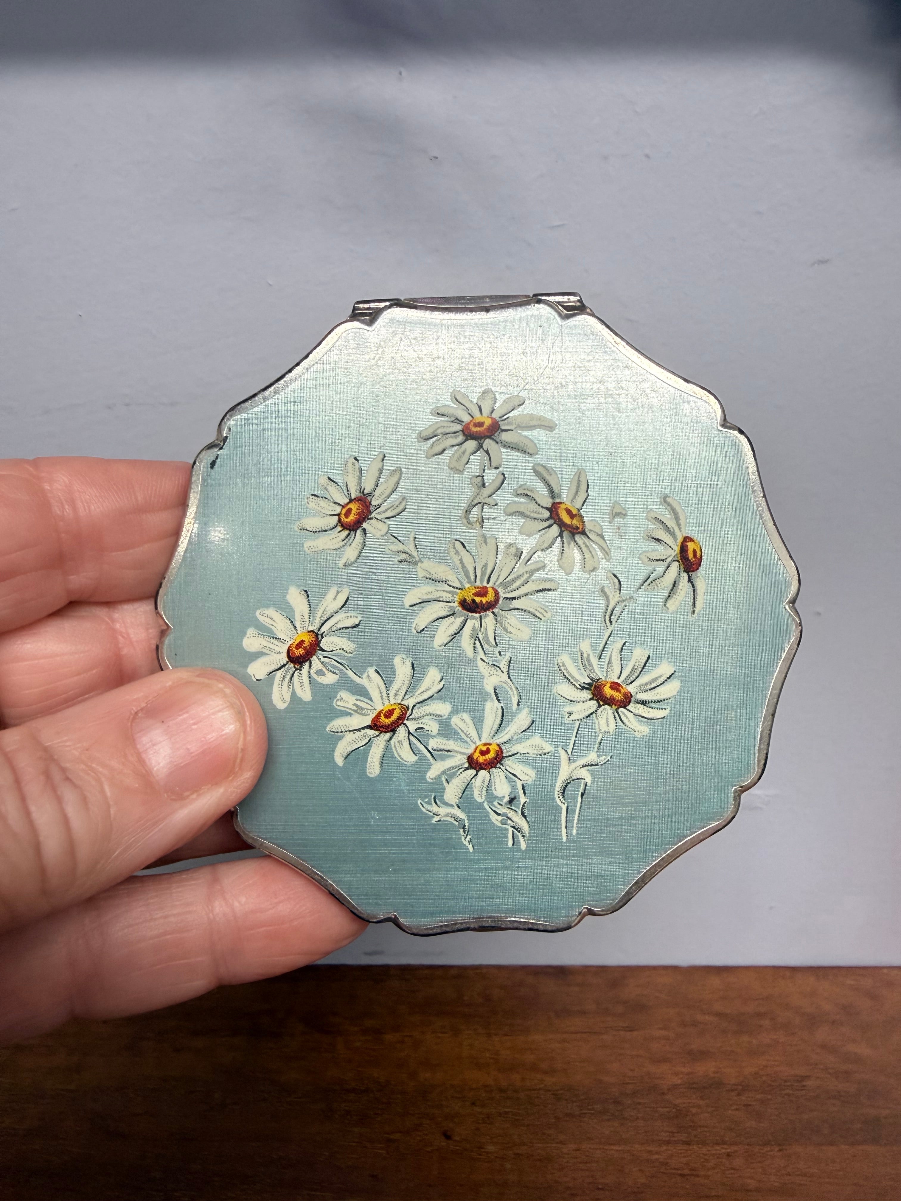 Vintage Silver Plated Stratton Compact | Antique & Vintage | Moonee Ponds Antiques | Australia Wide