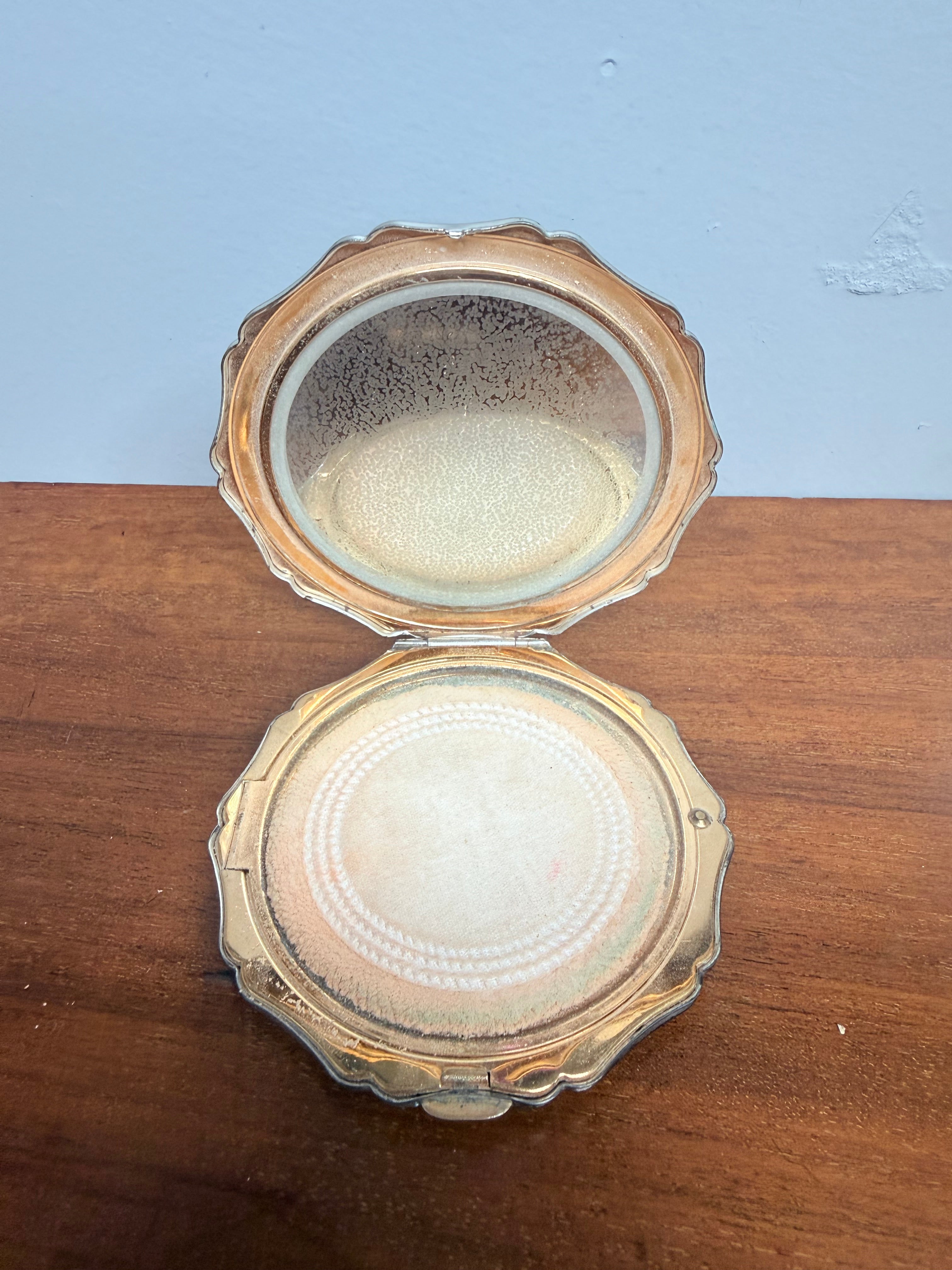Vintage Silver Plated Stratton Compact | Antique & Vintage | Moonee Ponds Antiques | Australia Wide