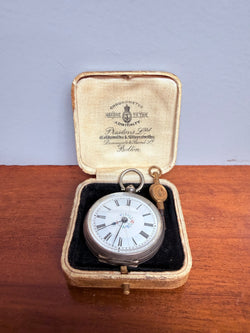 Early 19th Cent. Silver Cased Pocket Watch In Original Case. | Antique & Vintage | Moonee Ponds Antiques | Australia Wide Delivery