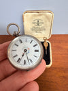 Early 19th Cent. Silver Cased Pocket Watch In Original Case. | Antique & Vintage | Moonee Ponds Antiques | Australia Wide Delivery