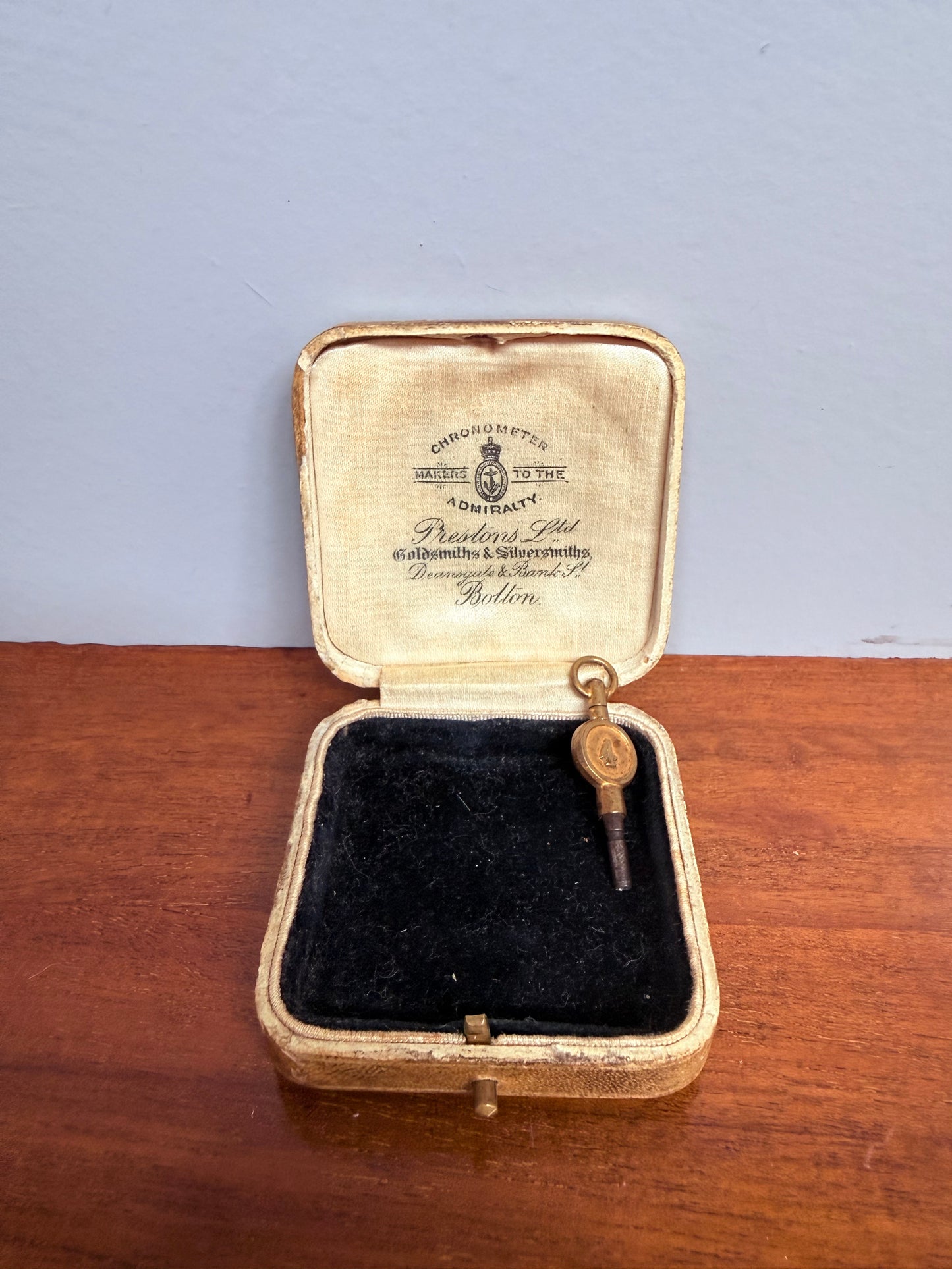 Early 19th Cent. Silver Cased Pocket Watch In Original Case.
