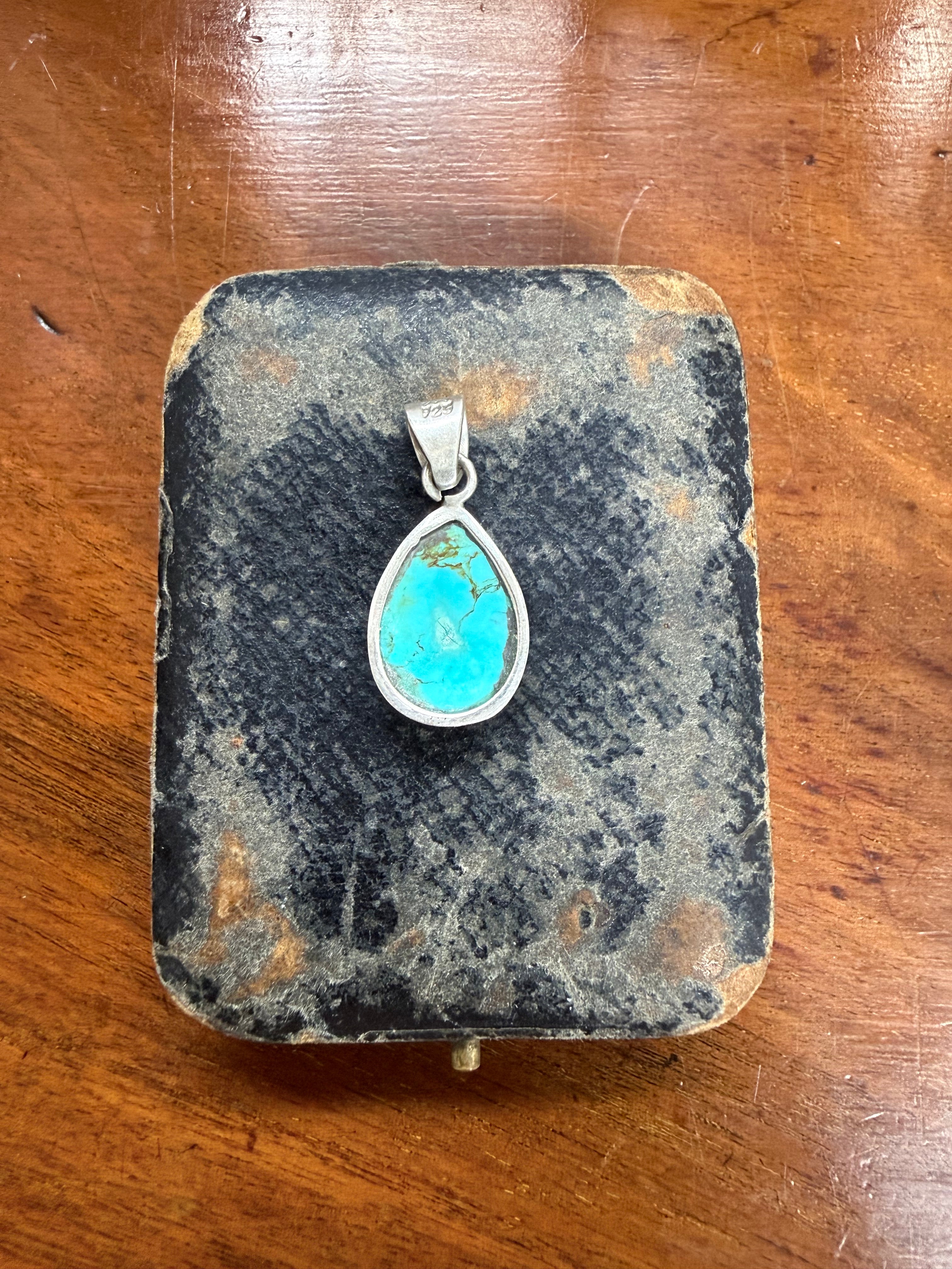 Vintage Silver & Abalone Shell Pendnat | Antique & Vintage | Moonee Ponds Antiques | Australia Wide Delivery