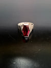 Vintage Modernist Silver & Garnet Ring | Antique & Vintage | Moonee Ponds Antiques | Australia Wide Delivery