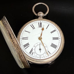 Waltham Silver Pocket Watch C1910 With Key