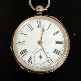Waltham Silver Pocket Watch C1910 With Key