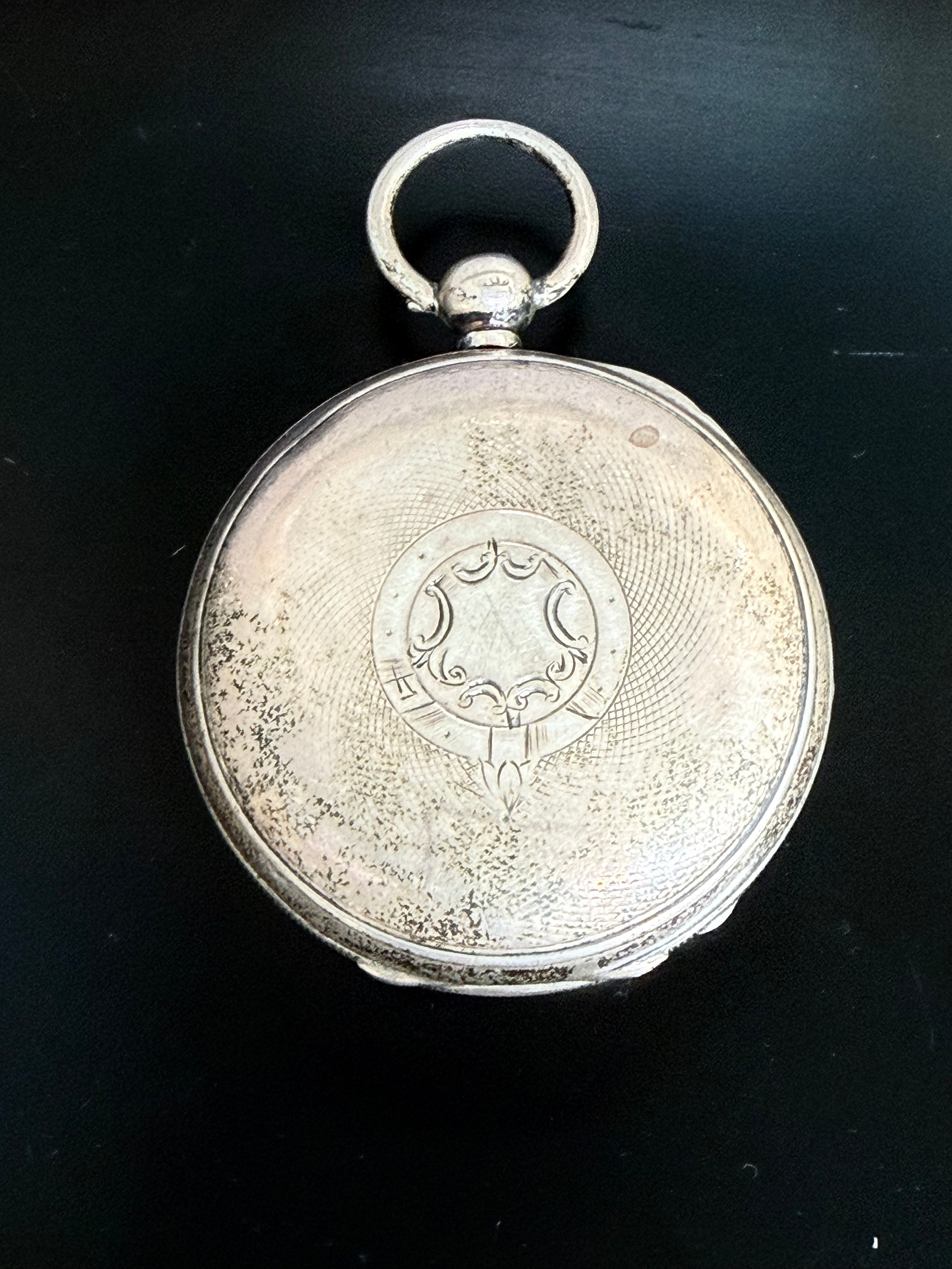 Waltham Silver Pocket Watch C1910 With Key | Antique & Vintage | Moonee Ponds Antiques | Australia Wide