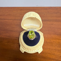 Sterling Silver 925 & Peridot Ring