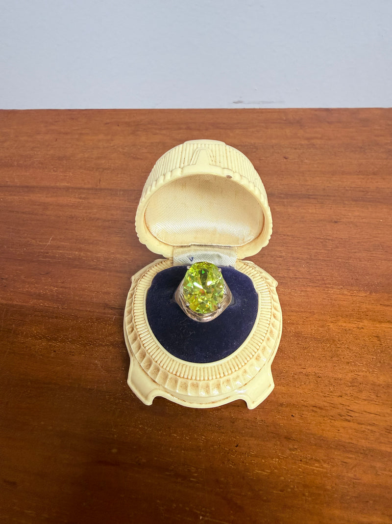 Sterling Silver 925 & Peridot Ring