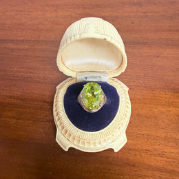 Sterling Silver 925 & Peridot Ring