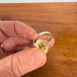 Sterling Silver 925 & Peridot Ring