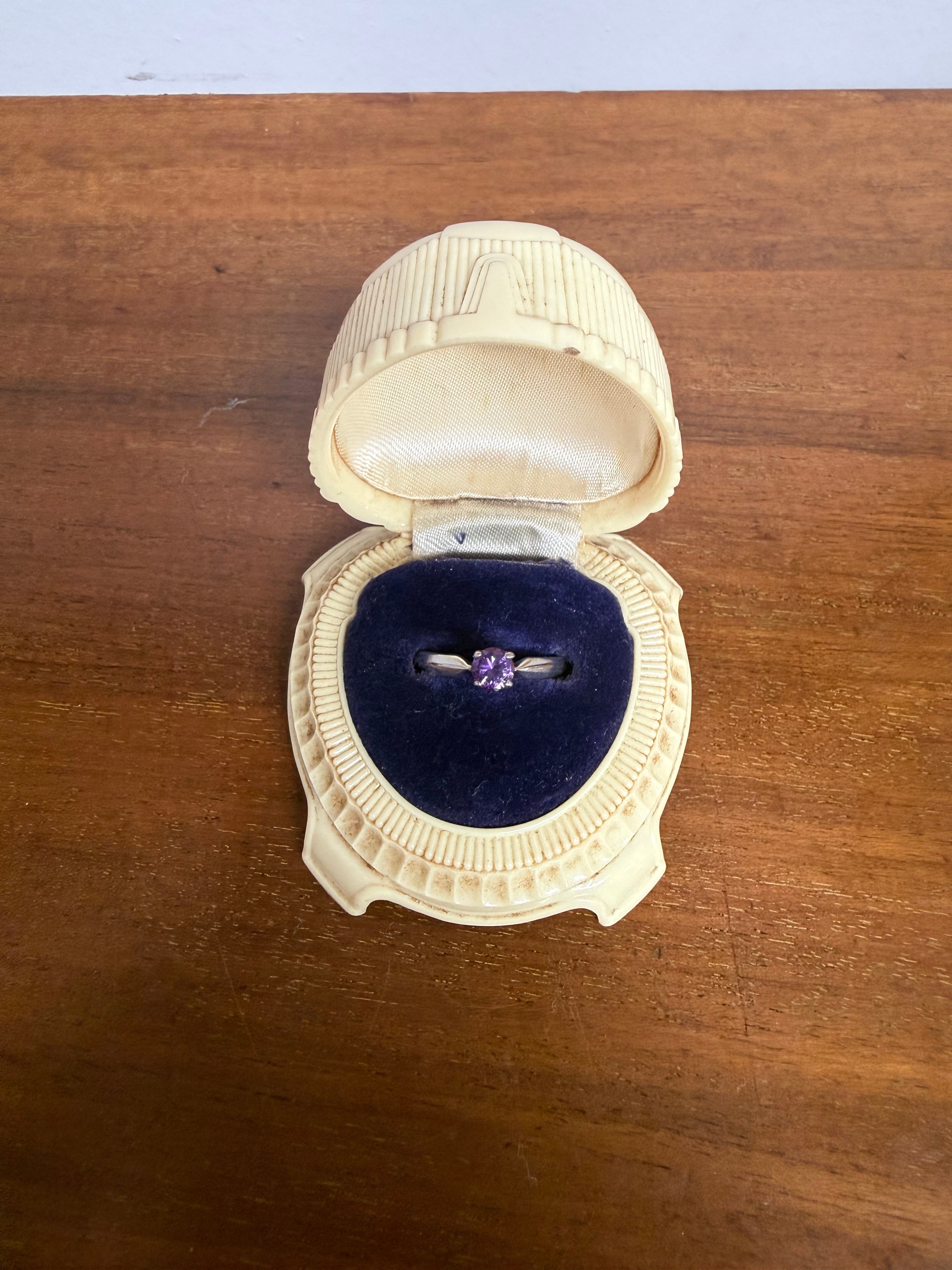 Vintage Amethyst And Silver Ring | Antique & Vintage | Moonee Ponds Antiques | Australia Wide Delivery