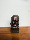 Unusual Bronzed Cast Iron Churchill Bust Paperweight | Antique & Vintage | Moonee Ponds Antiques | Australia Wide Delivery