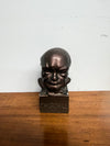 Unusual Bronzed Cast Iron Churchill Bust Paperweight | Antique & Vintage | Moonee Ponds Antiques | Australia Wide Delivery