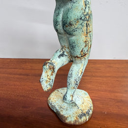 Vintage Cast Iron Cherub Figure