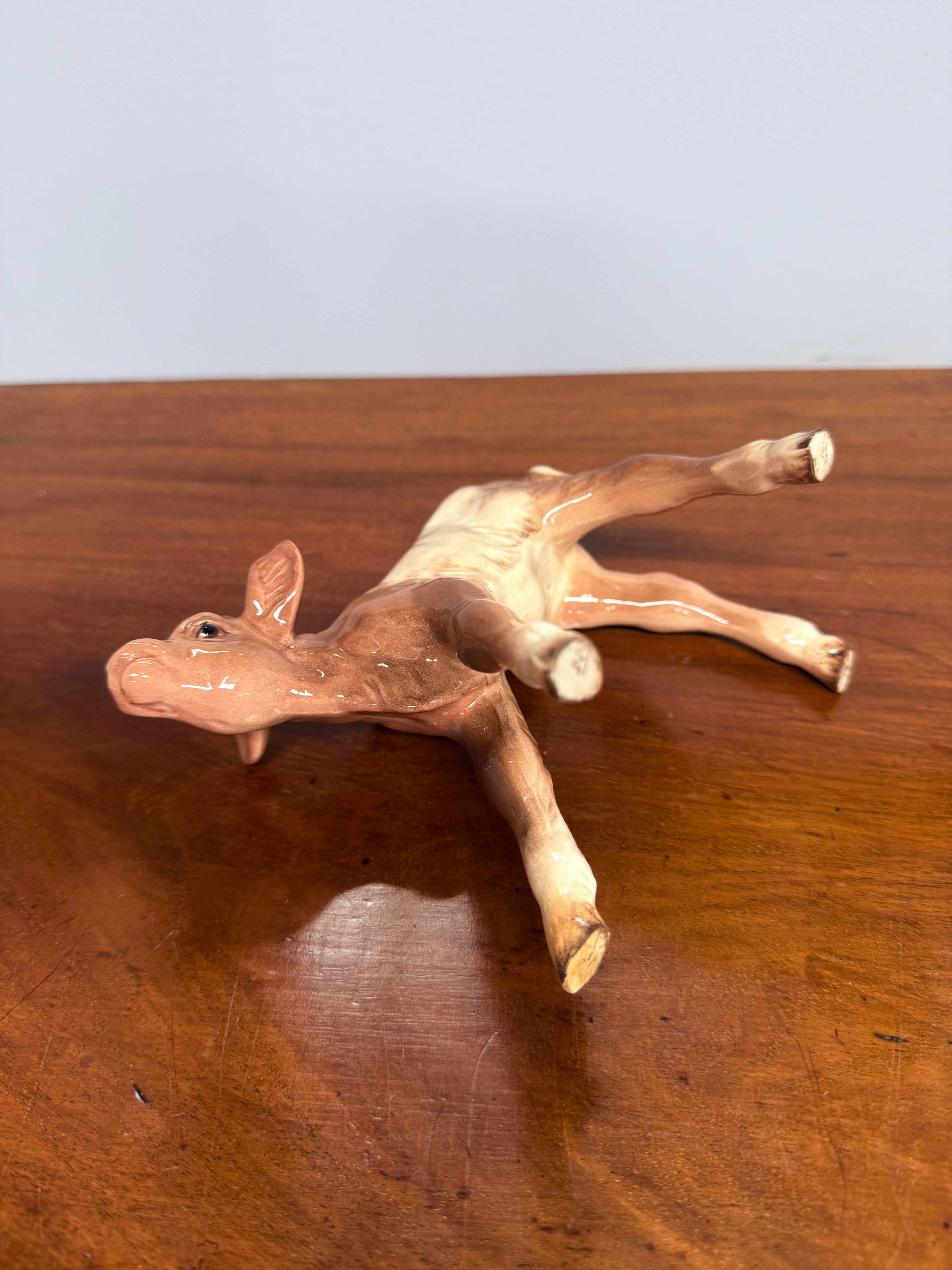 Beswick Ceramic Hereford Calf Figurine | Antique & Vintage | Moonee Ponds Antiques | Australia Wide Delivery