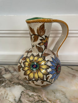 Hand Painted Gouda Jug | Antique & Vintage | Moonee Ponds Antiques | Australia Wide Delivery