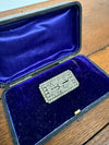 Stunning Art Deco Silver & Paste Gatsby Style Brooch | Antique & Vintage | Moonee Ponds Antiques | Australia Wide Delivery