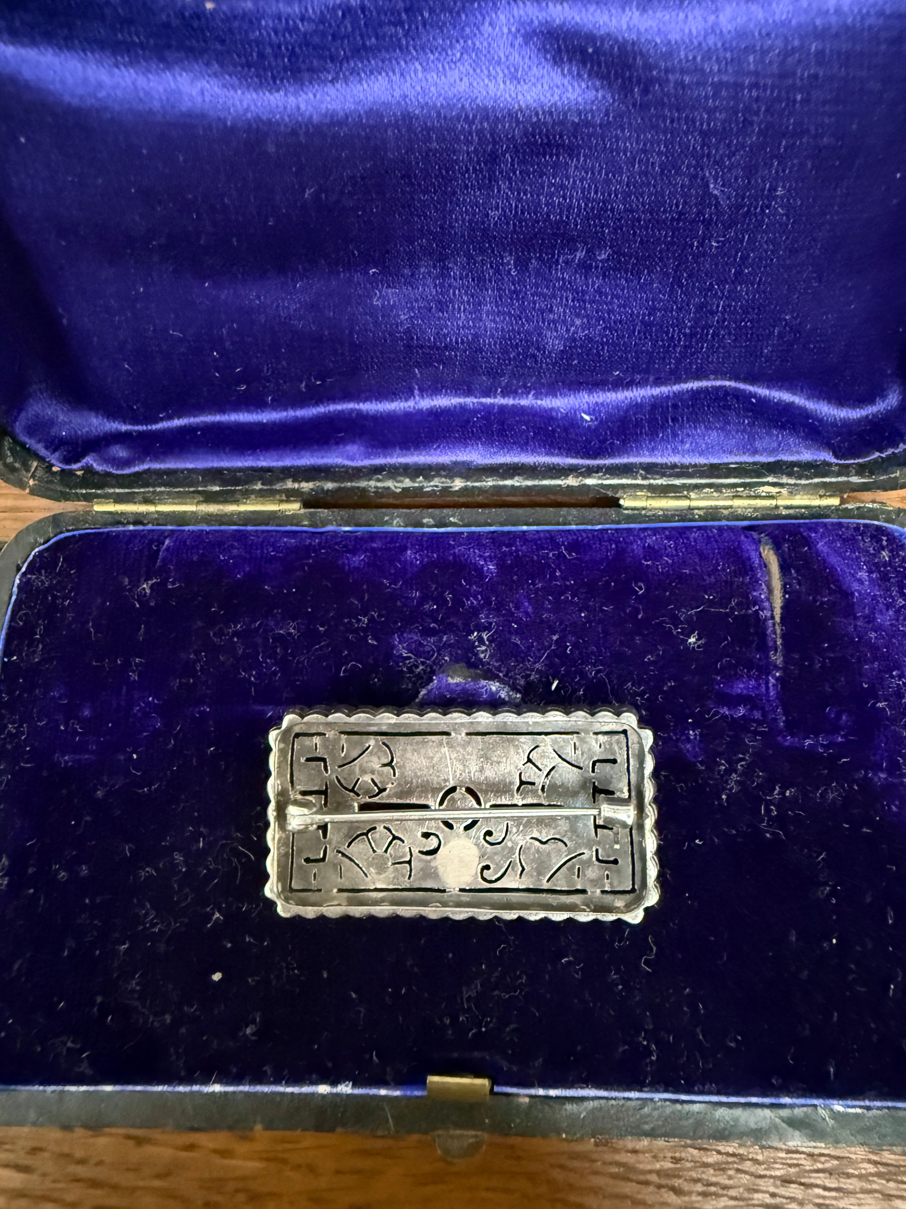 Stunning Art Deco Silver & Paste Gatsby Style Brooch | Antique & Vintage | Moonee Ponds Antiques | Australia Wide Delivery