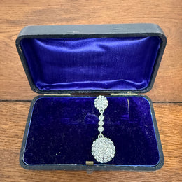 Vintage Czech Rhinestone Pendant