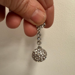 Vintage Czech Rhinestone Pendant