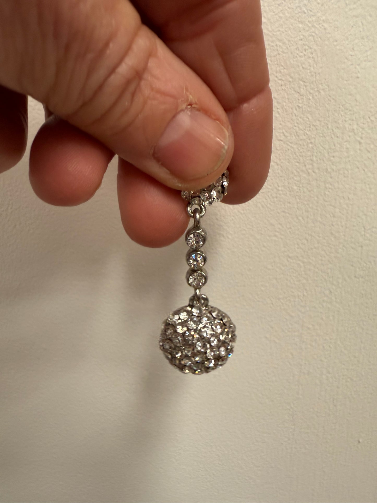 Vintage Czech Rhinestone Pendant