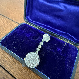 Vintage Czech Rhinestone Pendant