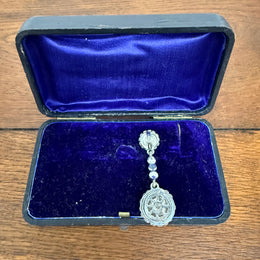 Vintage Czech Rhinestone Pendant