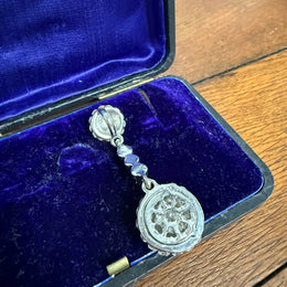 Vintage Czech Rhinestone Pendant