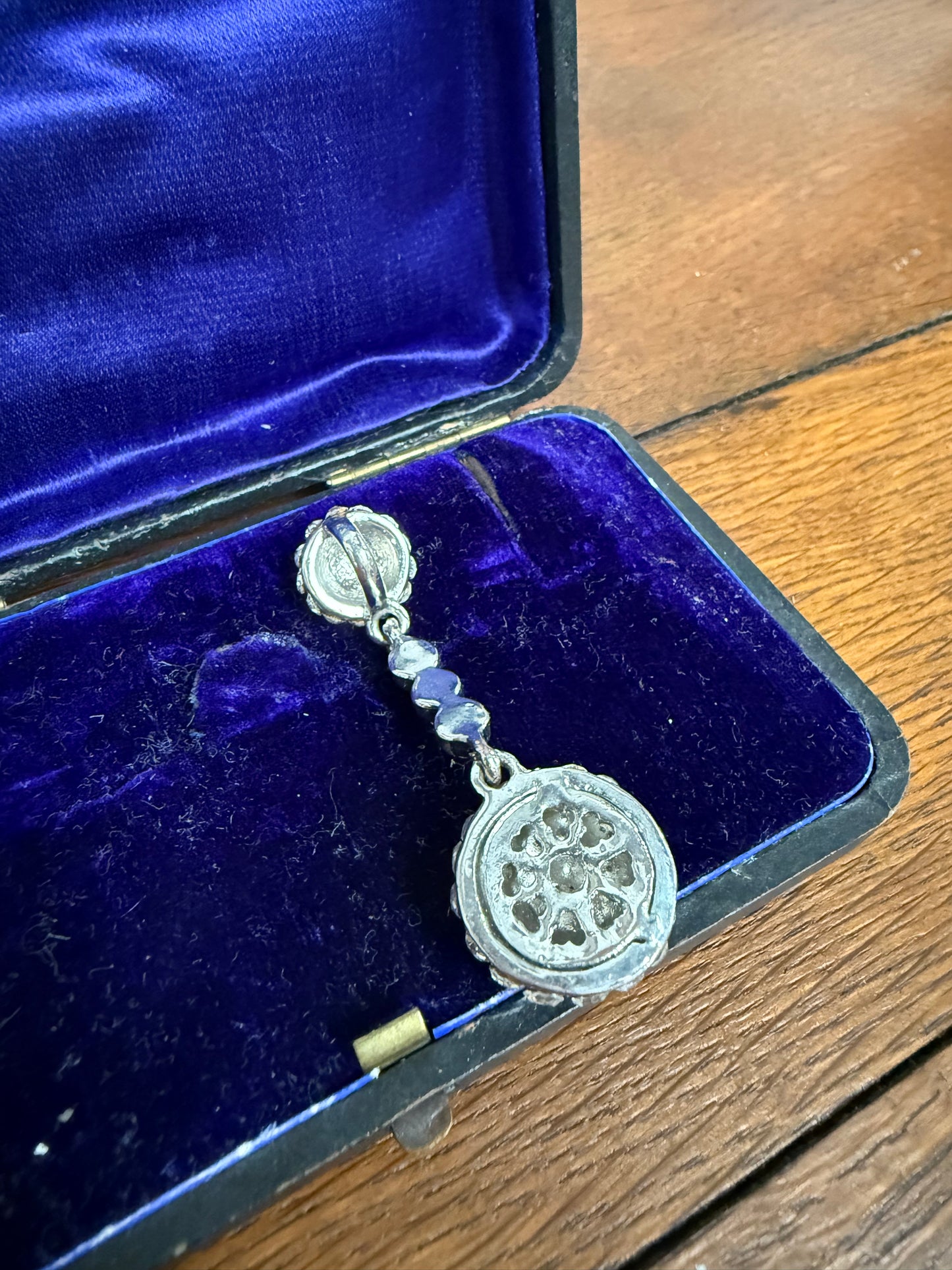 Vintage Czech Rhinestone Pendant