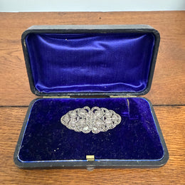 Stunning Duette Marcasite & Silver Dress Clip & Brooch