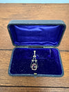 Vintage 9ct Silver Lined Pendant With Pink/Red Stone | Antique & Vintage | Moonee Ponds Antiques | Australia Wide Delivery