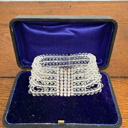 Vintage Crystal & Rhinestone Stretch Bracelet