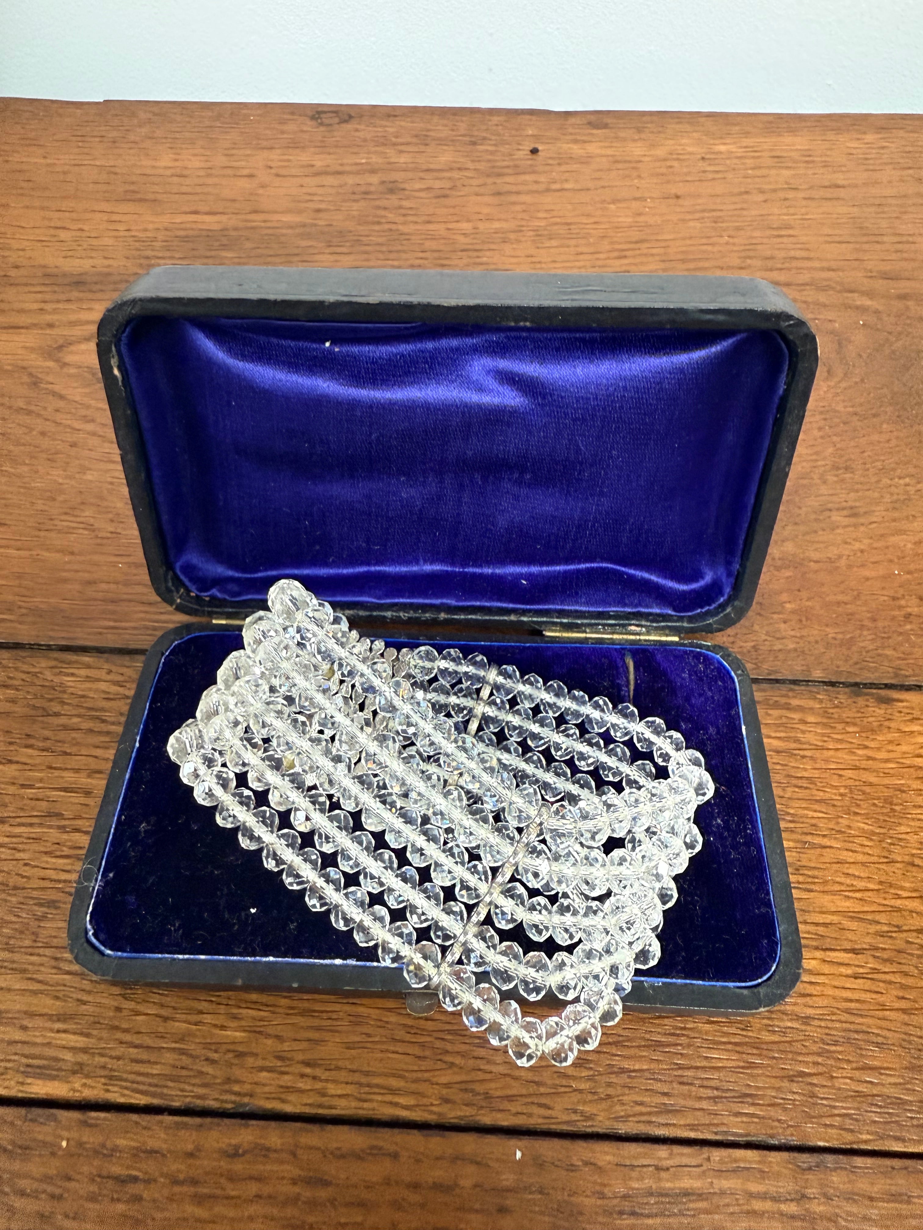 Vintage Crystal & Rhinestone Stretch Bracelet | Antique & Vintage | Moonee Ponds Antiques | Australia Wide
