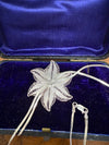 Vintage Hand Made Silver 925 Filigree Flower Pendant & Chain | Antique & Vintage | Moonee Ponds Antiques | Australia Wide Delivery