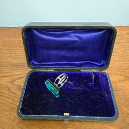 Vintage Murano Glass Adjustable Ring