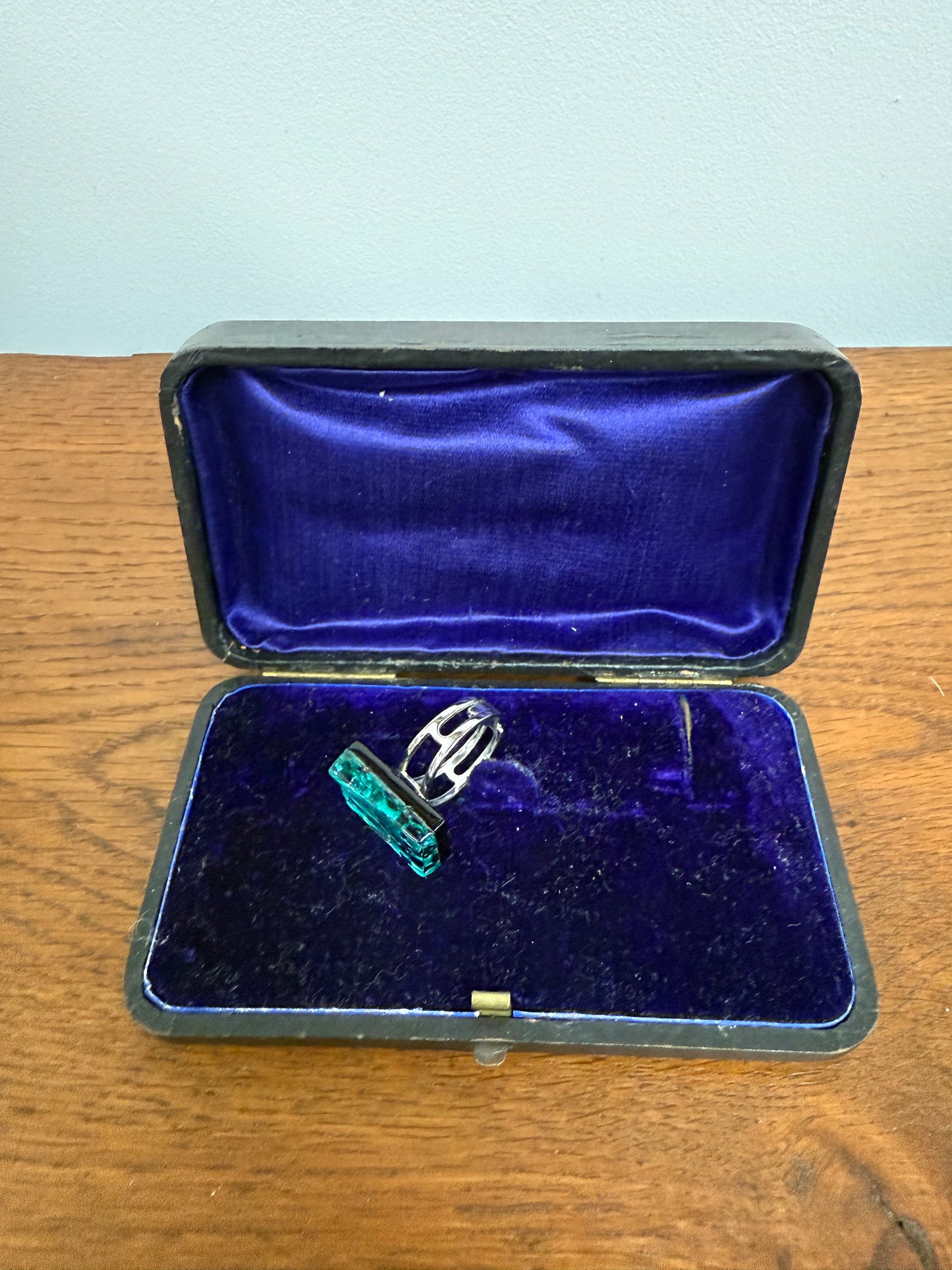 Vintage Murano Glass Adjustable Ring