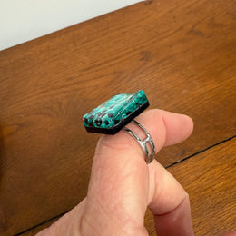 Vintage Murano Glass Adjustable Ring