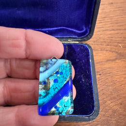 Vintage Blue Coloured Murano Glass Pendant