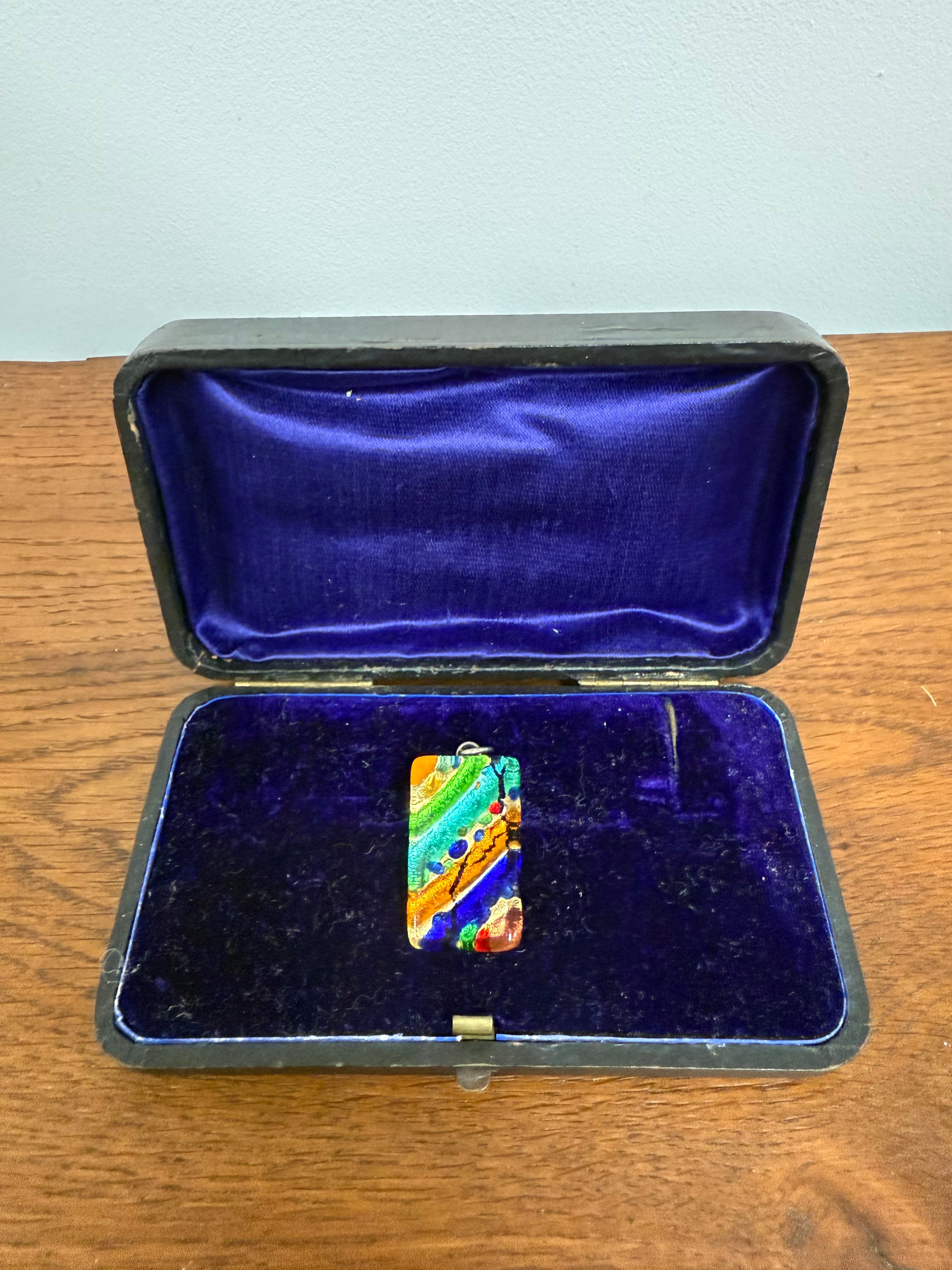 Vintage Murano Glass Vibrant Coloured Pendant | Antique & Vintage | Moonee Ponds Antiques | Australia Wide Delivery