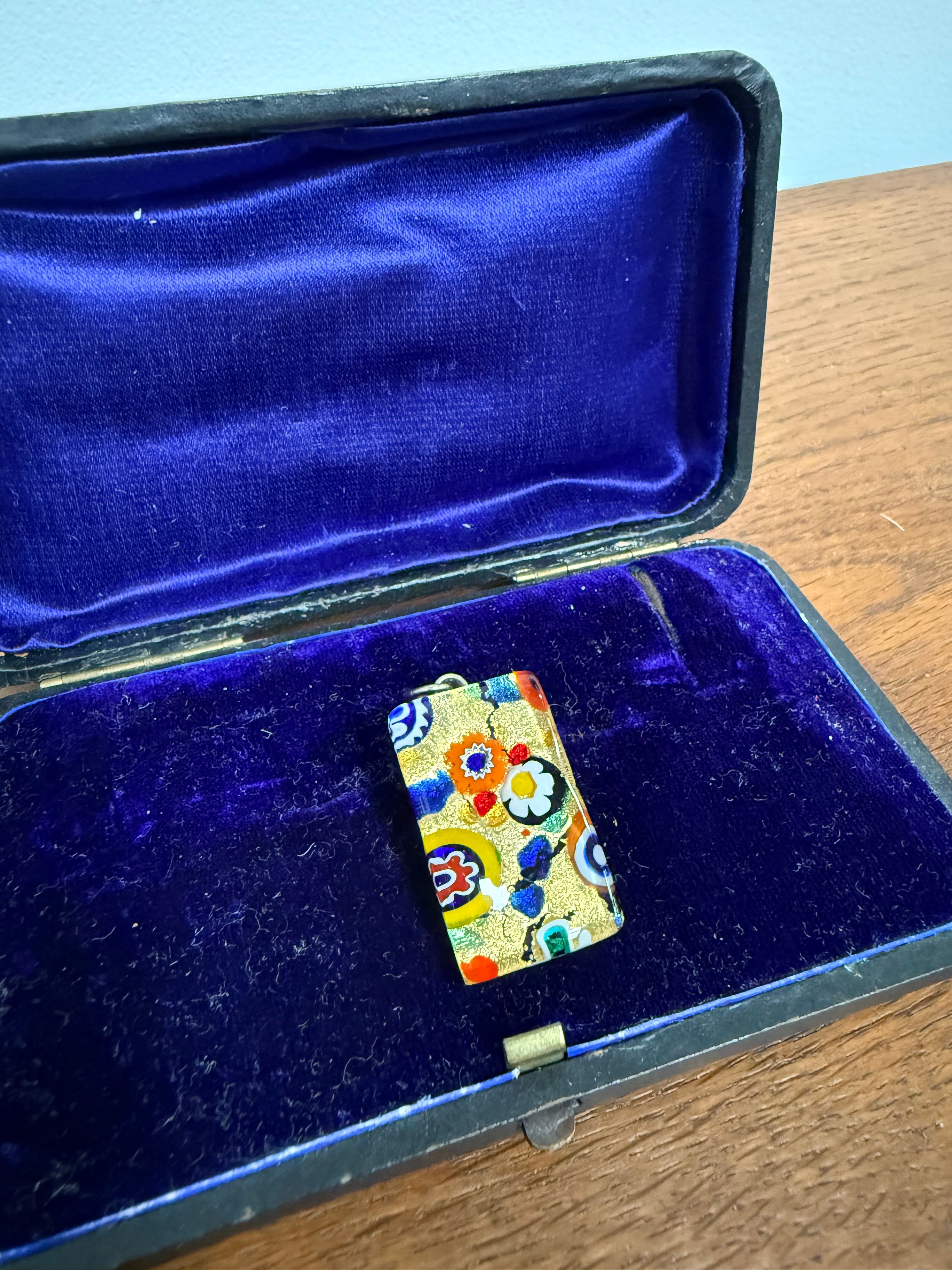 Vintage Millefiori Murano Glass Pendant | Antique & Vintage | Moonee Ponds Antiques | Australia Wide Delivery