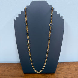 Vintage Gold Plated Albert Chain