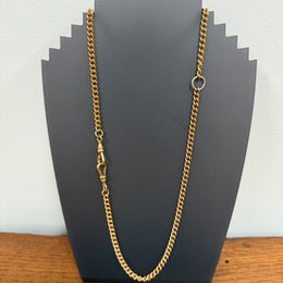 Vintage Gold Plated Albert Chain