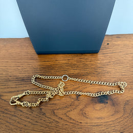 Vintage Gold Plated Albert Chain