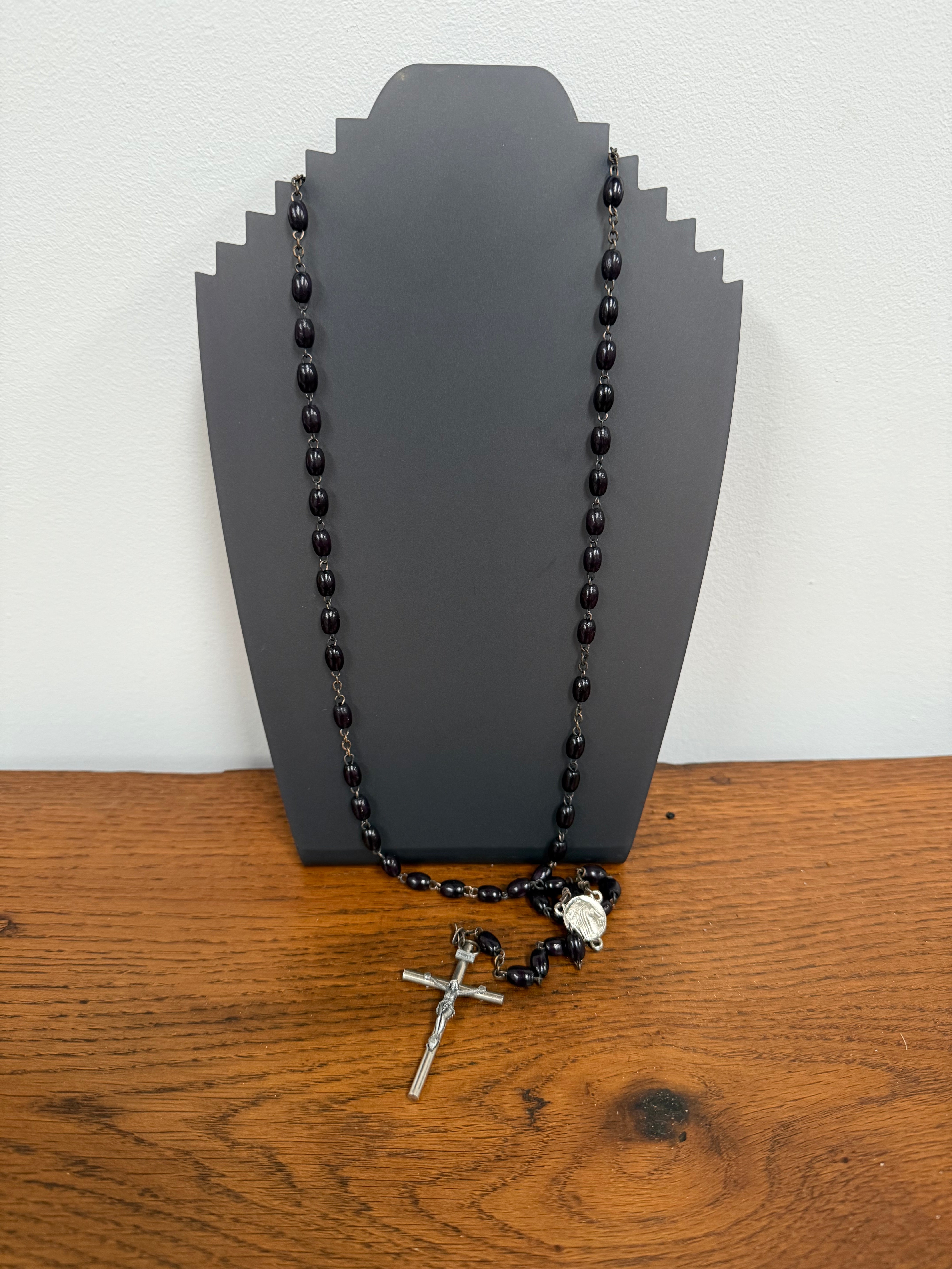 Vintage Wood Rosary Beads | Antique & Vintage | Moonee Ponds Antiques | Australia Wide